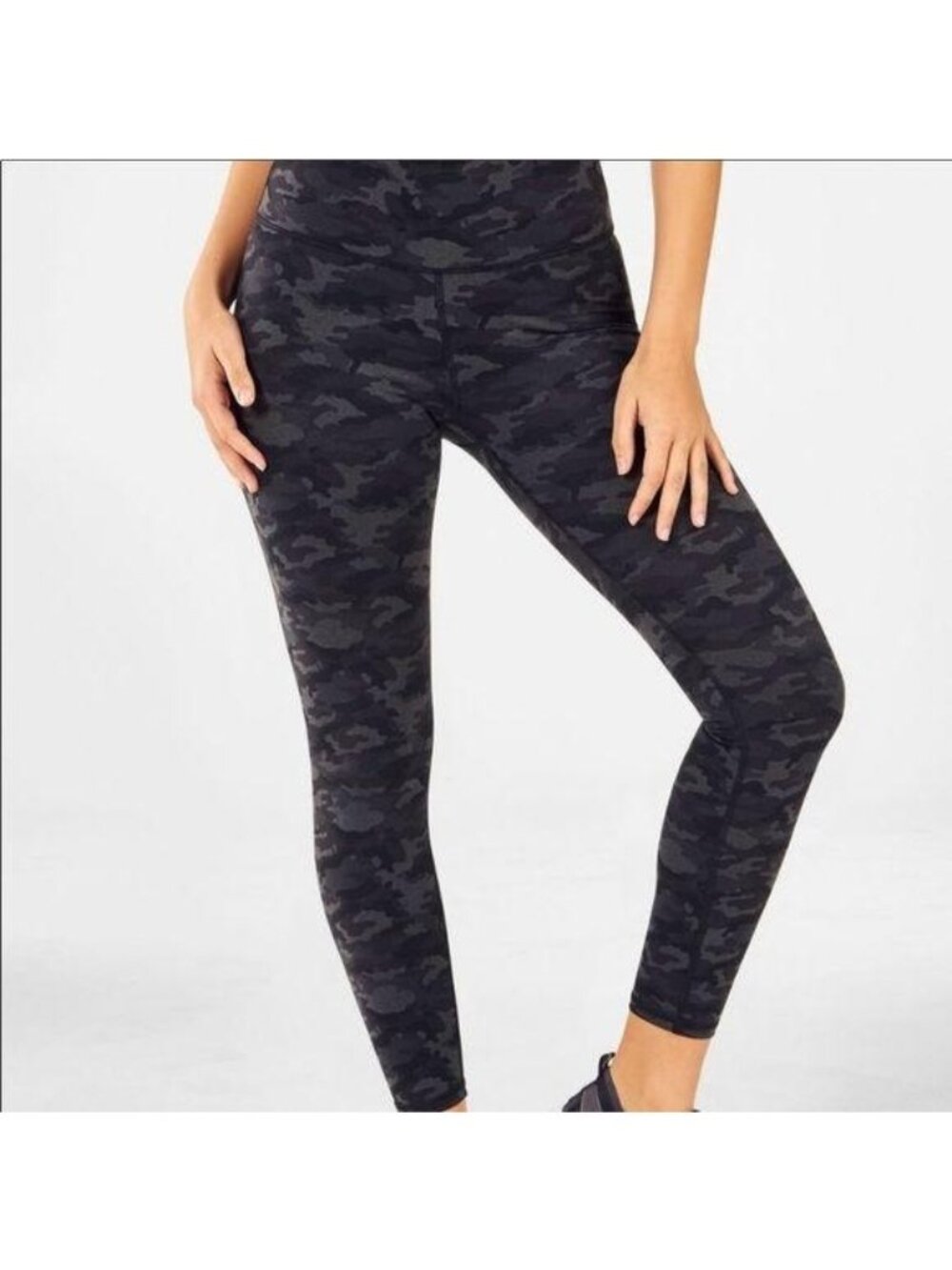 Fabletics PowerHold High Rise Camo 7/8 Leggings Size XXS